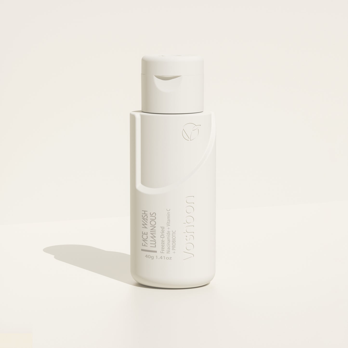 luminous freeze-dried facial cleanser packaging radiant skin brightening cleanser