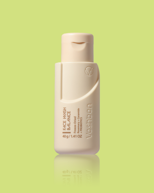 balance granule facial cleanser bottle front view micro-granulated gentle face wash