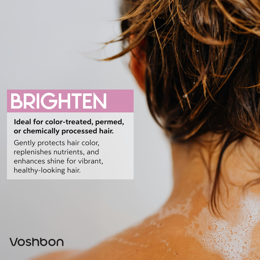 brighten freeze-dried hair wash benefits color protection and enhanced shine
