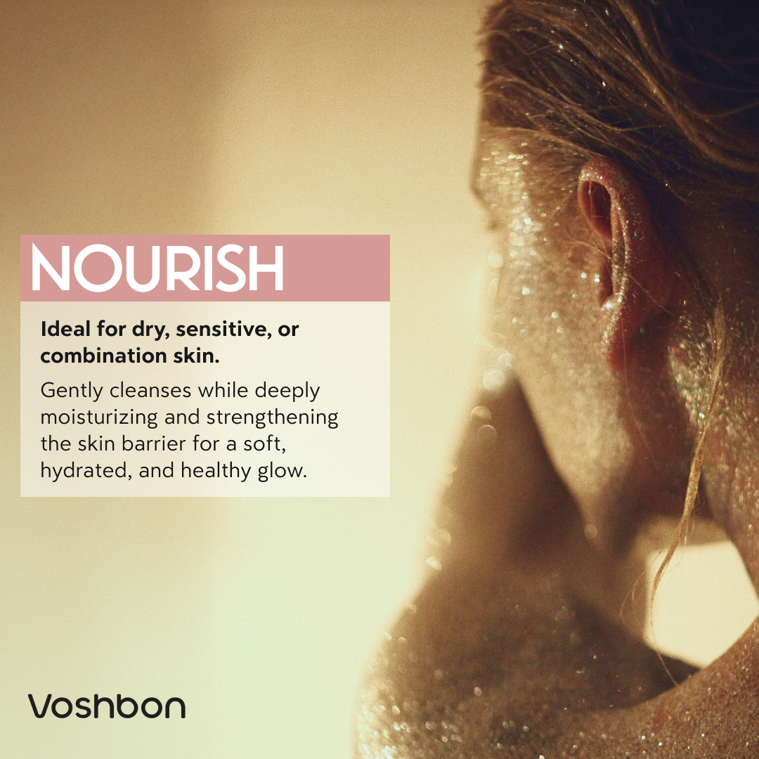 nourish freeze-dried facial cleanser benefits nourishing and strengthening skin barrier